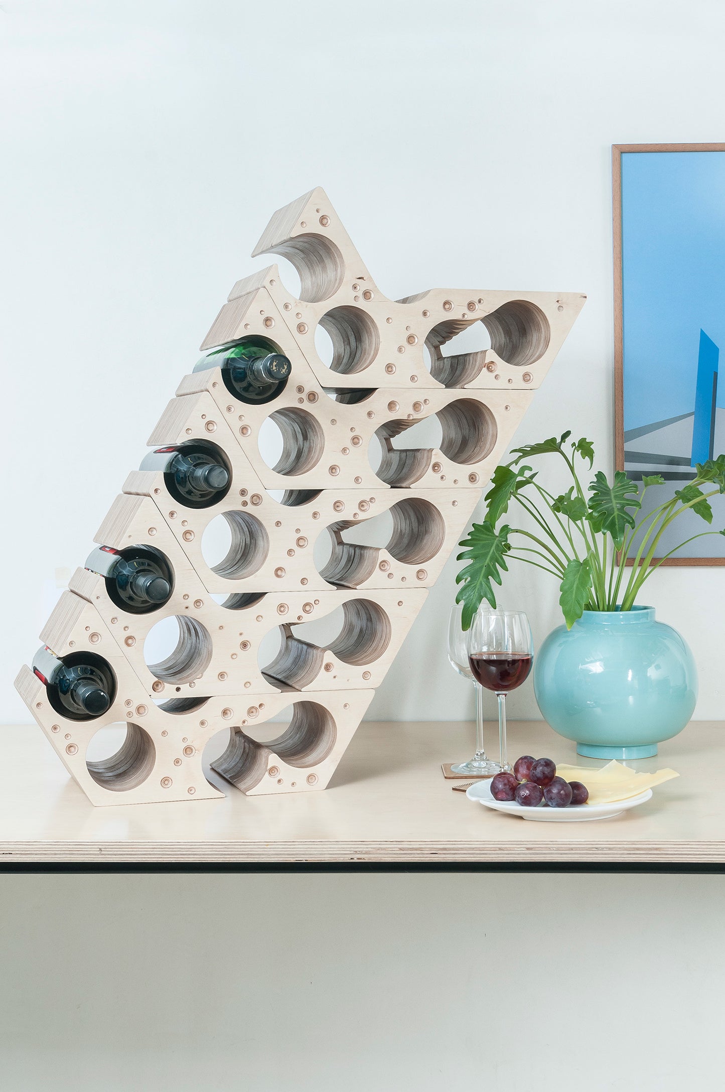 Say Cheese Wine Rack